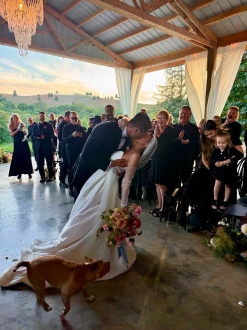 Lee Asher and Sara Moore Say I Do to Love and Rescue with Their Beloved Dogs